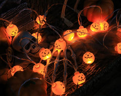 2025 Halloween Decoration Led Light String Pumpkin Skull Eyeball Shaped Lamp String  Trick Or Treat Lantern Horror Halloween Day - thumbnail 3