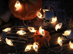 2025 Halloween Decoration Led Light String Pumpkin Skull Eyeball Shaped Lamp String  Trick Or Treat Lantern Horror Halloween Day - thumbnail 5