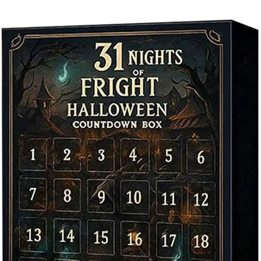 2025 Halloween Advent Calendar 31-Day Halloween Countdown Calendar with Collectible Eerie Figurines Surprise Box Halloween Gifts
