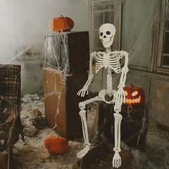Halloween Decorations Skeleton,3 Foot Posable Human Shape Skeleton,Halloween Fake Bone Horror Decoration - thumbnail 5