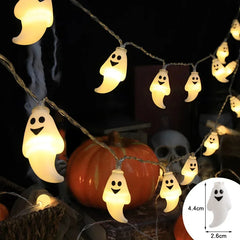 2025 Halloween Decoration Led Light String Pumpkin Skull Eyeball Shaped Lamp String  Trick Or Treat Lantern Horror Halloween Day - thumbnail 8