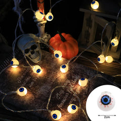 2025 Halloween Decoration Led Light String Pumpkin Skull Eyeball Shaped Lamp String  Trick Or Treat Lantern Horror Halloween Day - thumbnail 13