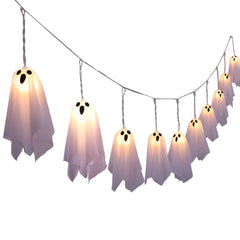Ghost Halloween Lights, 8 Modes Waterproof String Garland, Indoor Outdoor Decorations for Party, Haunted House, Fireplace, Porch - thumbnail 7