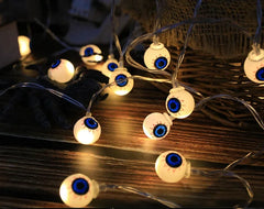 2025 Halloween Decoration Led Light String Pumpkin Skull Eyeball Shaped Lamp String  Trick Or Treat Lantern Horror Halloween Day - thumbnail 6