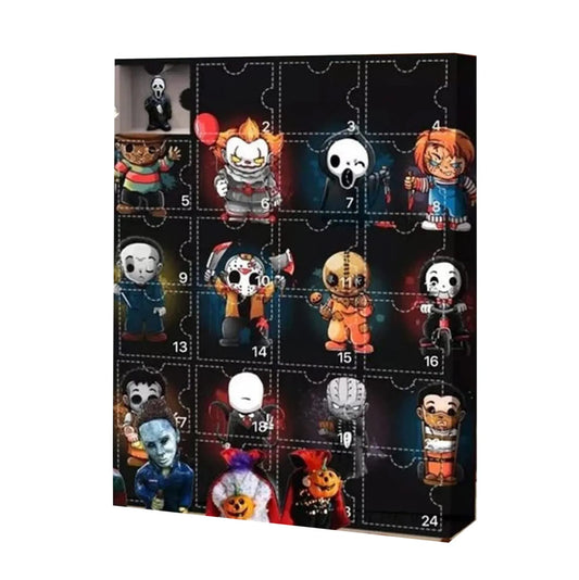 Halloween Doll Advent Calendar Contains 24 Gifts Halloween Horror Figures Advent Calendar Halloween Countdown Calendar